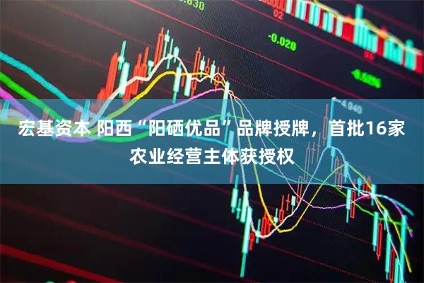 宏基资本 阳西“阳硒优品”品牌授牌，首批16家农业经营主体获授权